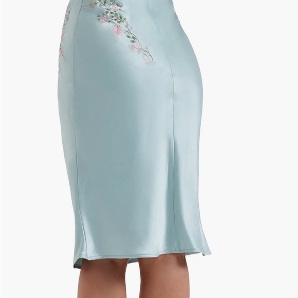 Fallon Lace Satin Slipdress - Picture 2 of 3